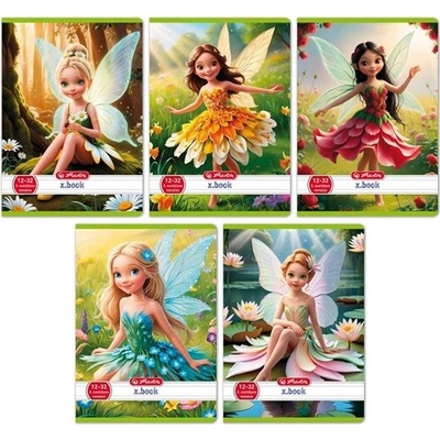 Herlitz Flower Fairy A5 12 32 zošit s linkami pre 3. ročník