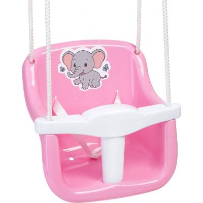 Bamsic ДЕТСКА ЛЮЛКА С ЖИВОТНИ РОЗОВ/СИН