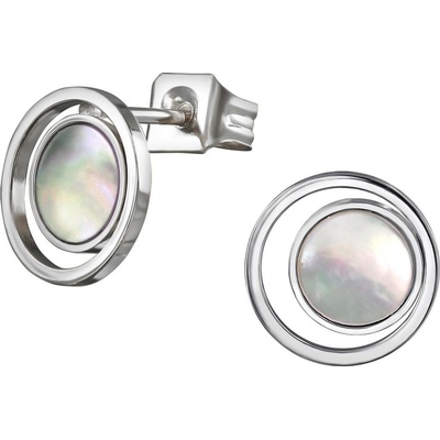 All4Silver oceľové náušnice krúžok M34764-A4S