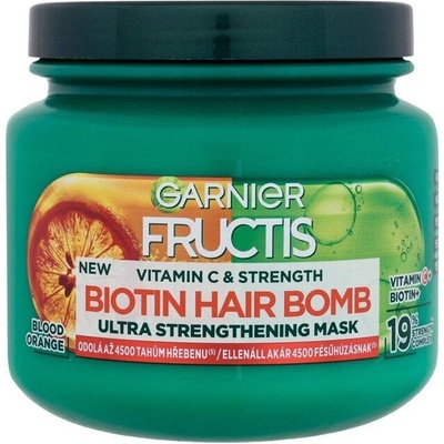Garnier Biotin Hair Bomb Fructis Vitamin Strength maska na vlasy 320 ml