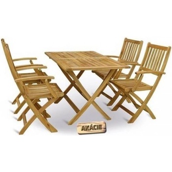 V-Garden dřevěná stolová sestava PRINCE VeGA 6