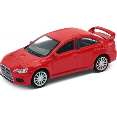Welly Mitsubishi Lancer EVO červené 1:34
