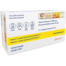 Pharco Gold vitmín C 2 000 mg 5 x 25 ml