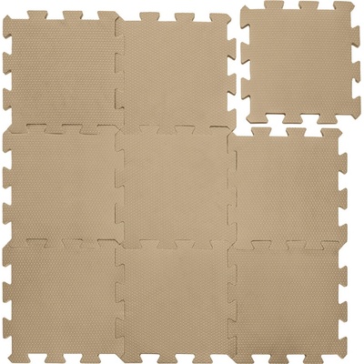 Zopa Pěnová podložka Puzzle 30x30 cm 9ks Hazel Brown – Zboží Dáma