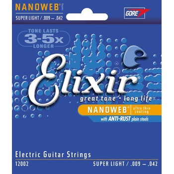 Elixir Electric NANOWEB Super Light