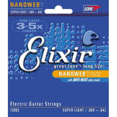 Elixir Electric NANOWEB Super Light
