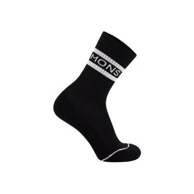 Mons Royale Signature Crew Sock čierna