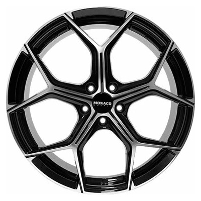 MONACO WHEELS GP16 8x18 5x114.3 ET45 gloss black polished