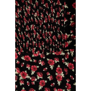 Le Privé рокля от вискоза ROSELINE CHIFFON FLEUR (LP00761)