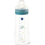MAM Бебешко шише MAM - Easy Active, 330 ml, 4 м+, син слон (100018893/BG669989 ) - baby