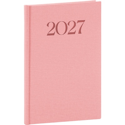 Notique Biella A5 týdenní 2027 růžový