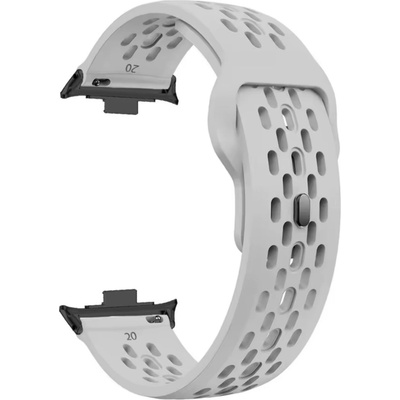 Planet Tech Силиконова каишка за Xiaomi Redmi Watch 4/5, Фитнес гривна Xiaomi Mi Band 8 Pro/9 Pro, Светло сив (RedmiWatch4-20new)