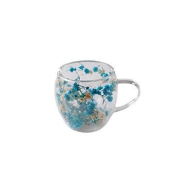 CupHup Стъклена термо чаша CupHup Passion Flower, Двойно дъно, Enigma (02-15)