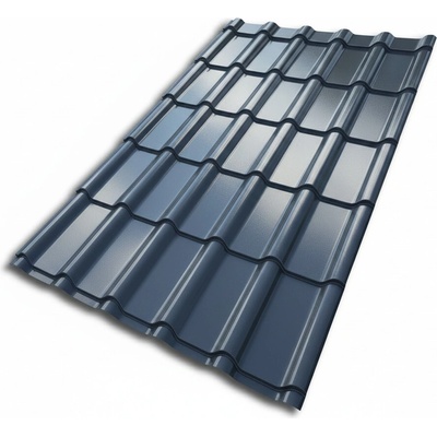Blachotrapéz Diament Eco Plus Plechová krytina taška 0,5 350 mm 1,9 m Pladur lesk RAL 7016 antracitová