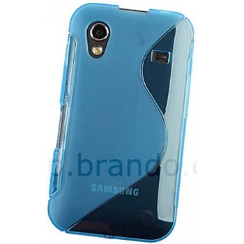 Púzdro Brando plastové s vlnitým vzorem Samsung S5830 Galaxy Ace modré
