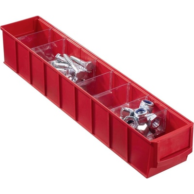 Allit skladový box 91 x 500 x 81 mm červená 1 ks 456561