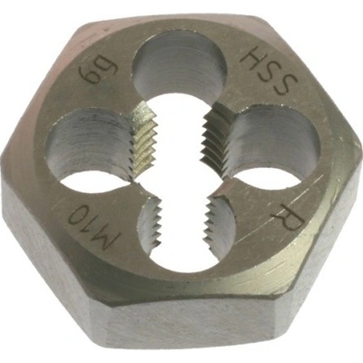 Ruko 267060 - Závitové kruhové čelisti metrický závit M 6x1,0mm HSS, šestihran 18mm, RUKO