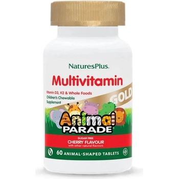 Animal Parade Multivitamin Gold Chewable Tabs [60 Дъвчащи таблетки] Череша