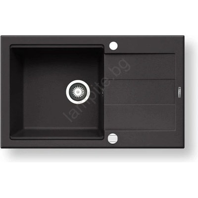 Pyramis 70167101 - Кухненска мивка SPARTA PLUS LUX 78x48 см, гранит/черен (PY0027)