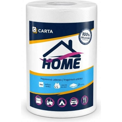 Carta Home, dvojvrstvové, 55m, 250 útržkov