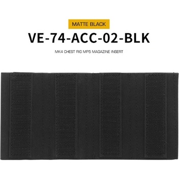 Wosport Insert MK4 na 4x samopalové zásobníky MP5 černý