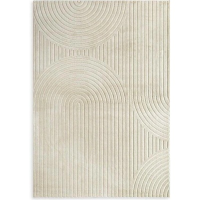 Takoy Koberec 200x290 cm béžový s plastickým 3D vzorem VENUS BOHO 2-HF-489210 | 200 x 290 cm