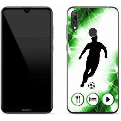 mmCase gelový kryt Huawei Y7 2019 - fotbalista