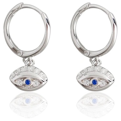 Majya stříbrné náušnice INKE 10402