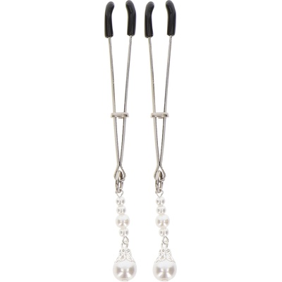 Taboom Tweezers with Pearls Silver