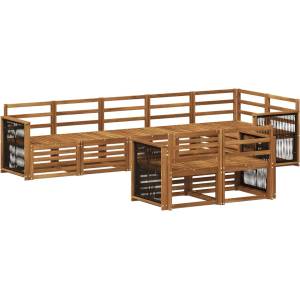 vidaXL Комплект дивани за открито 7 бр (3384500)