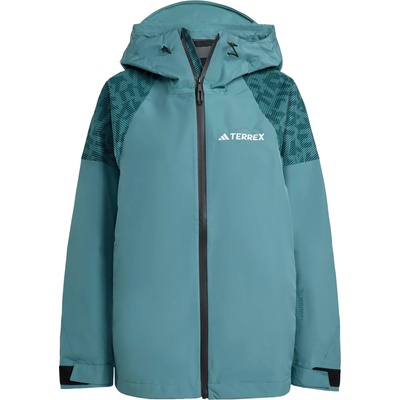 adidas Terrex Дамско ски яке adidas Terrex Women's Terrex Xperior Hybrid Primeknit CP+ Ski jacket - Preloved Teal (104-6114-0113)