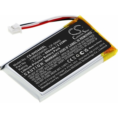 Batéria pre Sennheiser Momentum 2.0, 3.0, Urbanite XL, 600mAh, Li-Pol, 3.7V, AHB622540N1, HQ