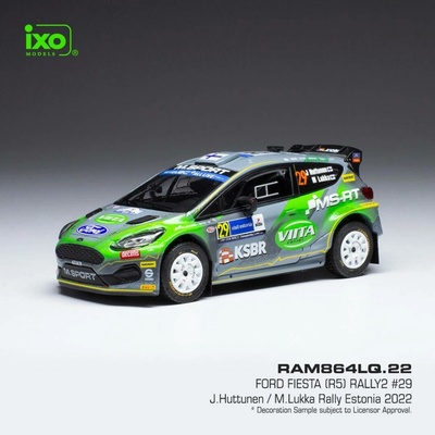 IXO Ford Fiesta R5 Rally2 Rally Estonia 2022 29 Huttunen Lukka 1:43