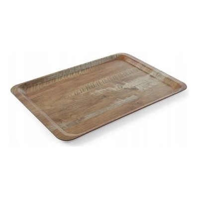 Hendi 508947 Servírovací podnos melamínový imitácia dreva 370x530mm