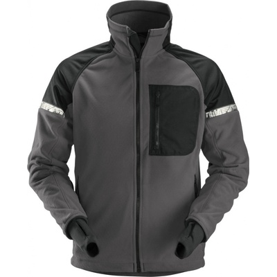 AllroundWork Snickers Workwear bunda fleece sivá