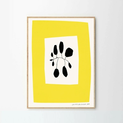 Moikka Plakát Yellow Area by Leise Dich Abrahamsen 21x29,7 (A4)