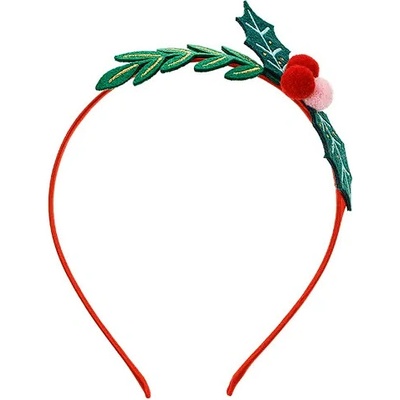 PartyDeco Vánoční čelenka se jmelím