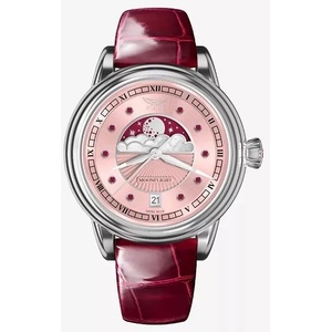 Aviator Дамски часовник Aviator Douglas Moonfligh Gemstone Edition Ruby Limited Edition V. 1.33. 0.417. 4 (V.1.33.0.417.4) Часовници