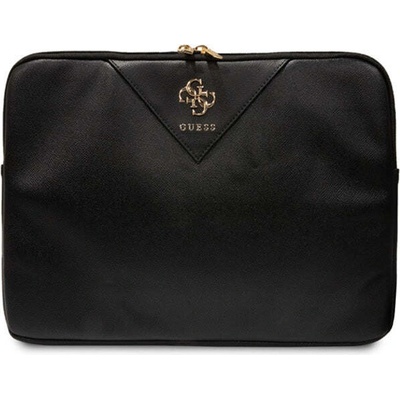 Guess Sleeve 14" Triangle 4G Černá GUCS14ZPGSTEGD