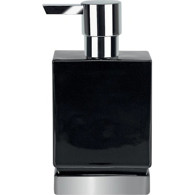 spirella ДОЗАТОР ЗА ТЕЧЕН САПУН roma ПОРЦЕЛАН ЧЕРНО/СРЕБРО (10.17973)