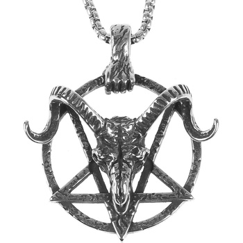 FALON чокър Satanic Ram Stal - PSY1106