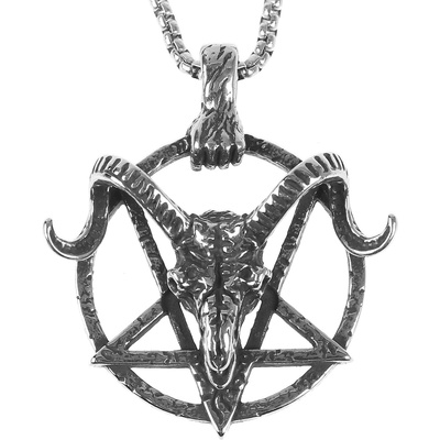 FALON чокър Satanic Ram Stal - PSY1106