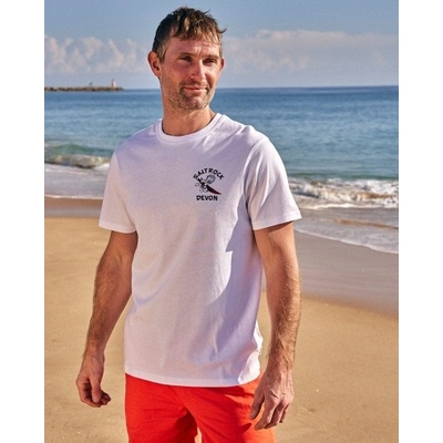 Saltrock Тениска Saltrock Wave Rider Devon в бяло (TSB12301018WHITE)