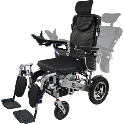 Eroute 8000RN Elektrický invalidní vozík skládací s automatickým polohováním opěradla Černá – Hledejceny.cz