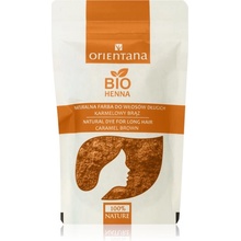 Orientana Bio Henna Natural Dye permanentní barva na vlasy Caramel Brown 100 g