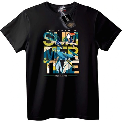 NOONEBRAND Тениска Калифорнийско Лятно Paradise - M, Black