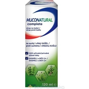 Muconatural Complete sirup proti kašľu 1 x 120 ml