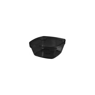 Rubikap - Поликарбонатна купичка квадратна без капак черна 11x11xh4.8см 300мл (SB. D11B) (0151546)