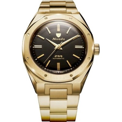 Nivada Grenchen F77 MARKII GOLD Stainless Steel Bracelet