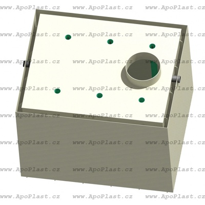 ApoPlast Retenční dvouplášťová hranatá 6m³
